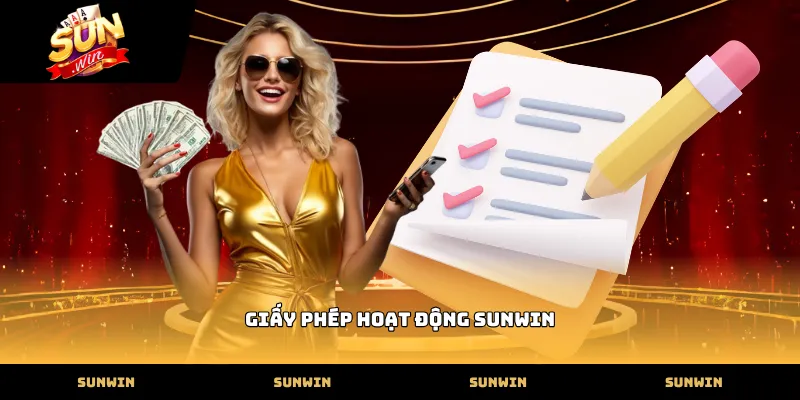 Xác nhận giấy phép hoạt động sunwin từ các tổ chức uy tín quốc tế